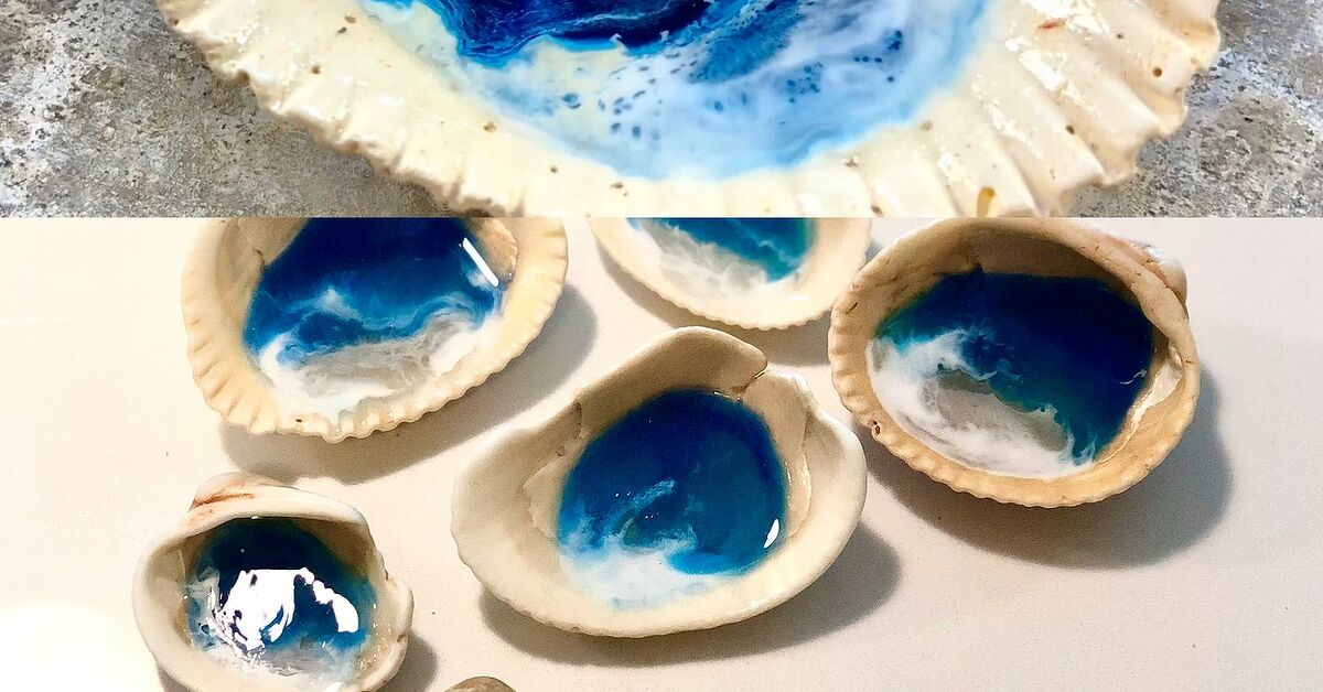 Resin Shell Projects How to Make Ocean Resin Shells DIY | Hometalk