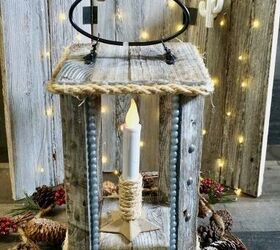 how to make a pallet lantern with no nails