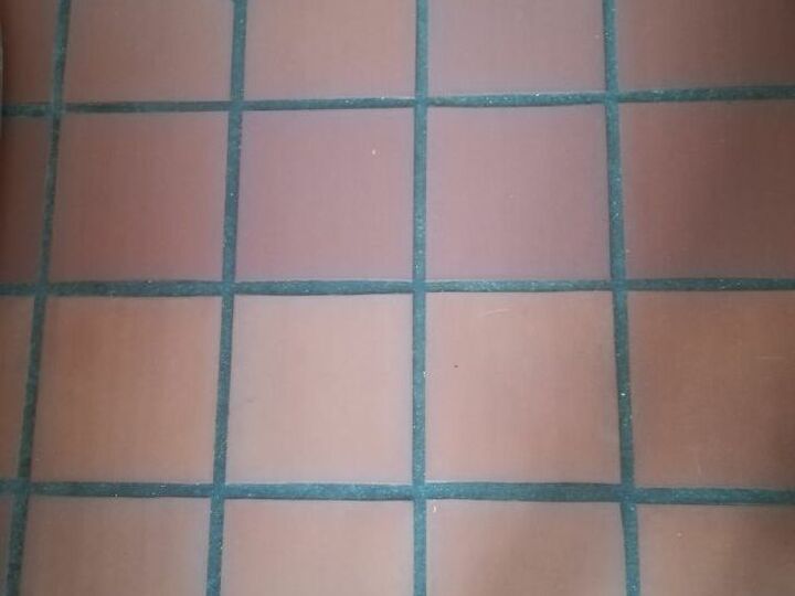 q paint the grout on my terracotta tile floor