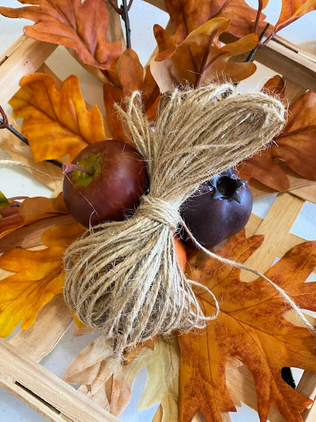 decorao de outono fcil com uma cesta de tabaco para sua casa