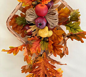 easy fall tobacco basket decoration for your home
