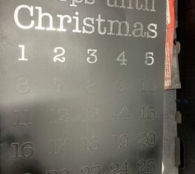 farmhouse style christmas calendar