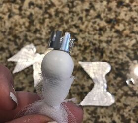 tulle angel ornament