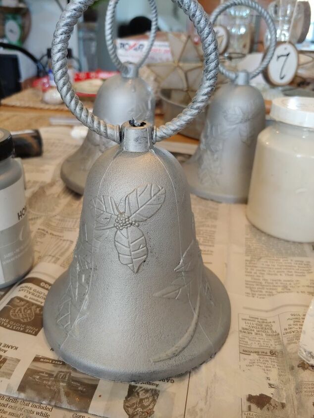christmas bells from dollar store plastic bells