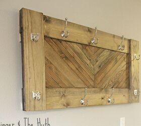 make your home more welcoming with these entryway coat racks, 8 An All Purpose Herringbone Coat Rack with Vintage Flair