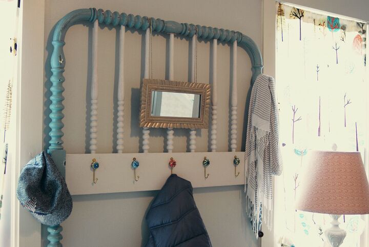 make your home more welcoming with these entryway coat racks, 16 From Crib to Coat Rack in a Few Simple Steps