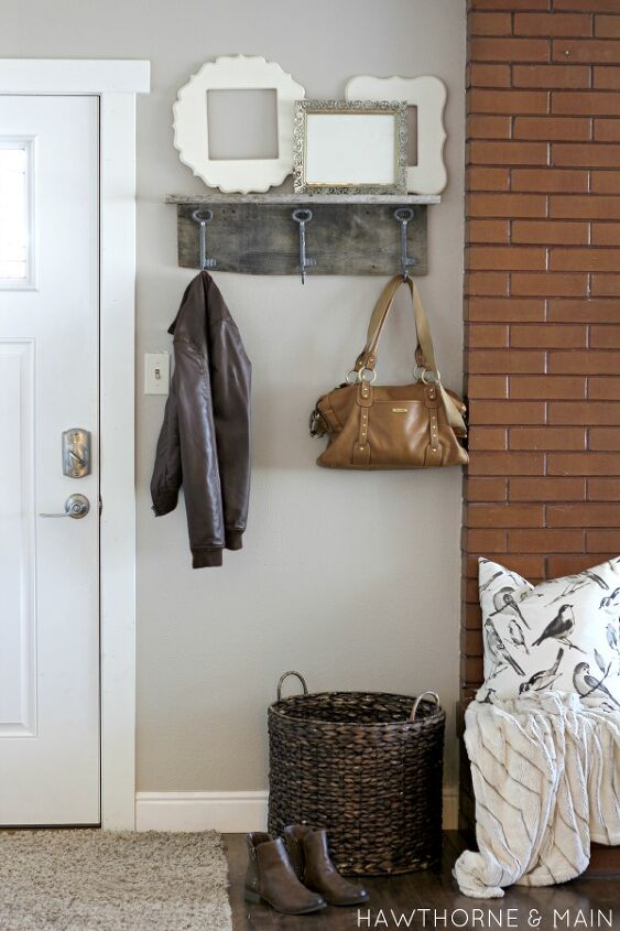 make your home more welcoming with these entryway coat racks, 12 A Coat Rack with Some Countryside Kitsch
