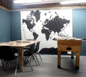 19 basement furniture ideas to transform your space, 2 Build a One Piece Dining Table