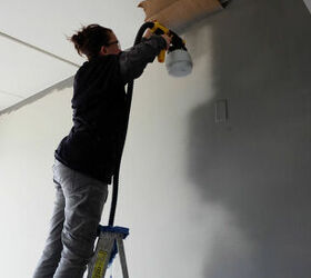 how to paint a wall with a paint sprayer
