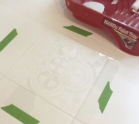 how to stencil your floor