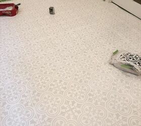 how to stencil your floor