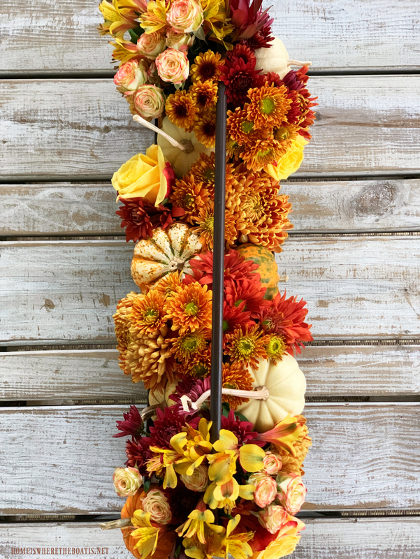 diy floral centerpiece for thanksgiving