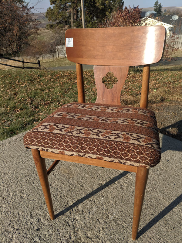 re cover a chair with a woven rug