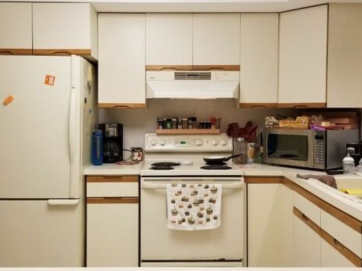 q who has redone melamine cabinets what worked and what didn t