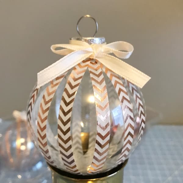 easy ways to dress up plain glass ornaments