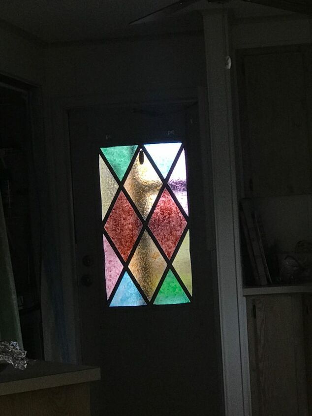 imitao de vitrais para portas