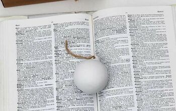  Divertidos enfeites de dicionário reciclados para o Natal