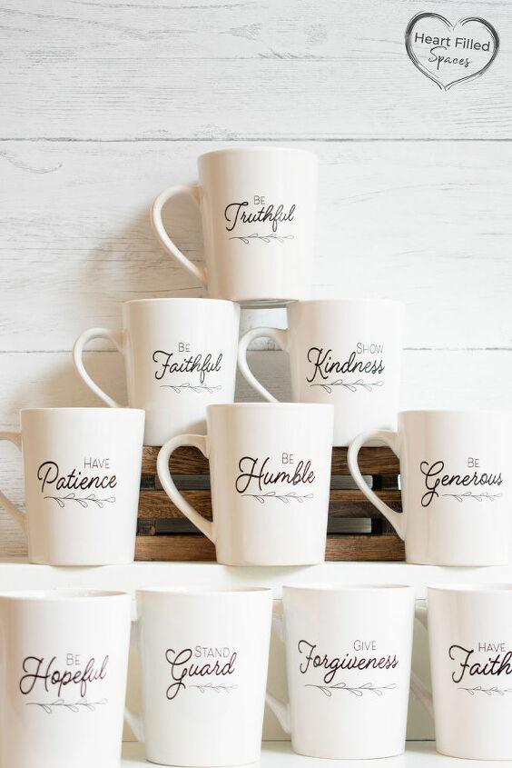 easy diy inspirational coffee cup gift set