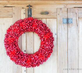 diy christmas bow wreath
