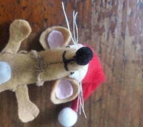 christmas mouse ornaments, Optional whiskers