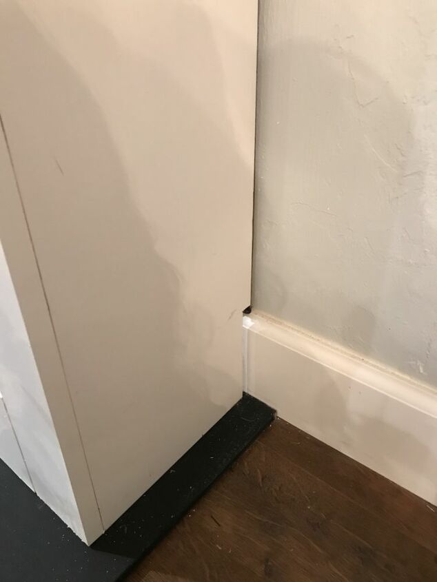 faux arched christmas fireplace