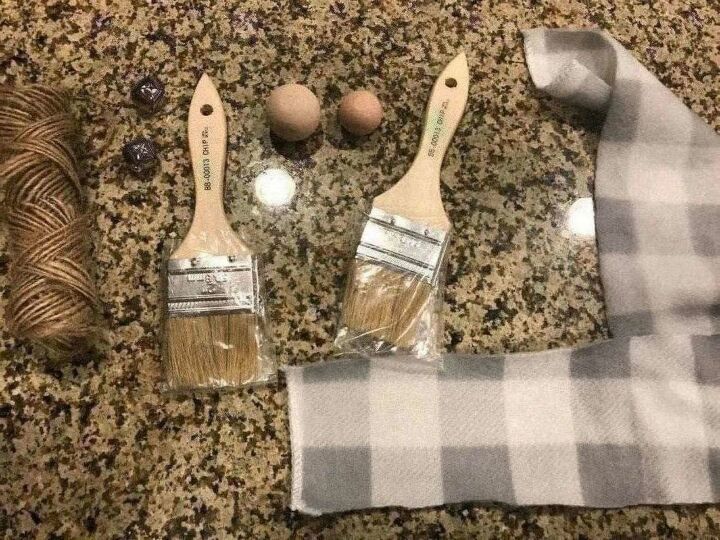 gnome paintbrush ornaments
