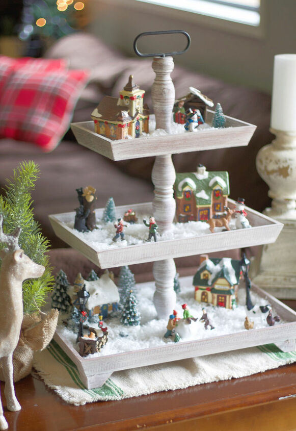 decoracin de aldeas de navidad para nios