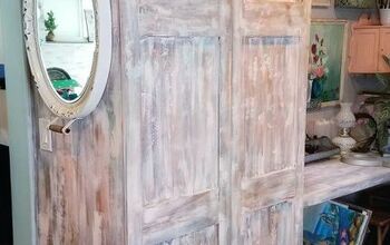 Rustic Layered Paint Pantry