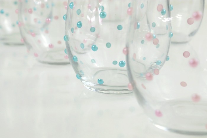 how to make hobnail glass cups