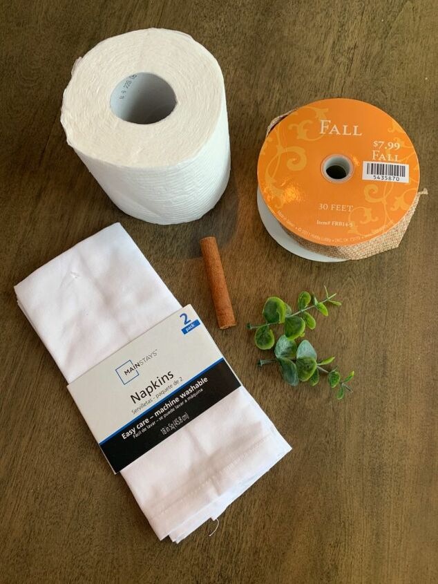 diy toilet paper pumpkin