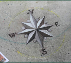 how to transfer art patterns onto concrete for decorative painting