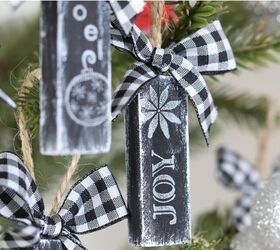 s 25 unconventional christmas ornament ideas for 2019, Jenga Blocks Christmas ornaments