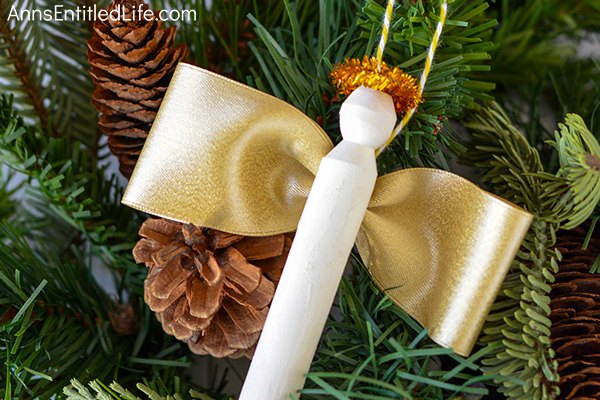 s 25 unconventional christmas ornament ideas for 2019, Angel clothespin ornament