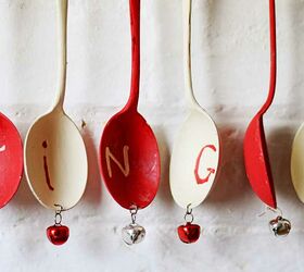 upcycled christmas wind chimes