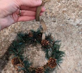 easy and beautiful kitchen cabinet christmas wreaths