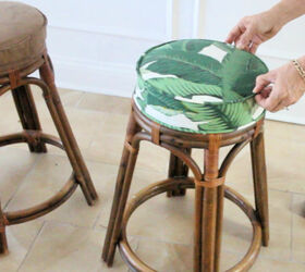 how to reupholster a barstool