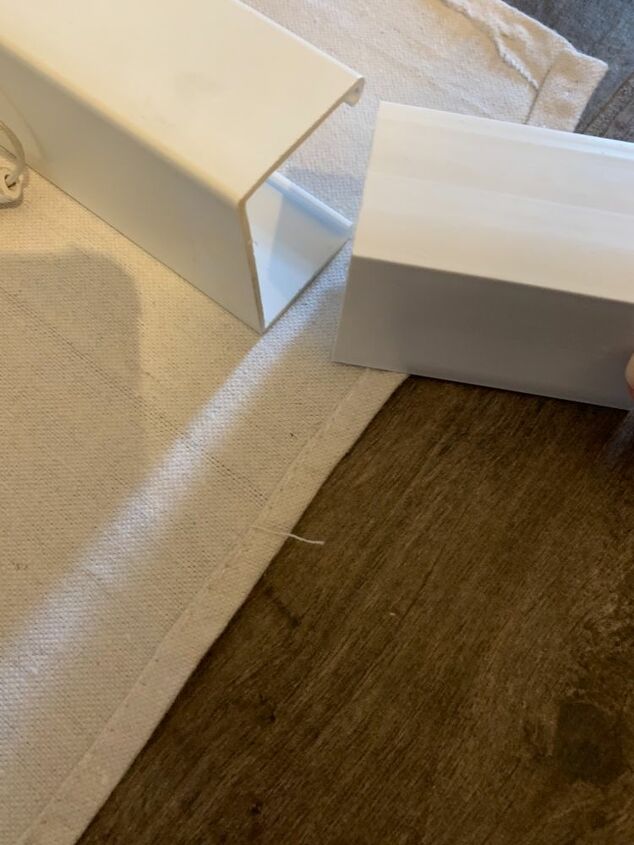easy diy roman shades, Removing the box