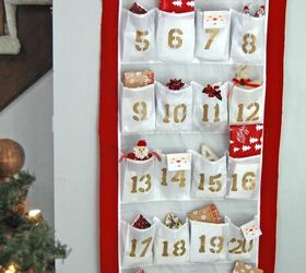 s 10 fun advent calendars the whole family can enjoy, Advent Calendar From a Shoe Organizer