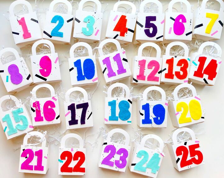 10 divertidos calendarios de adviento para toda la familia, Calendario de Adviento con bolsas de la compra