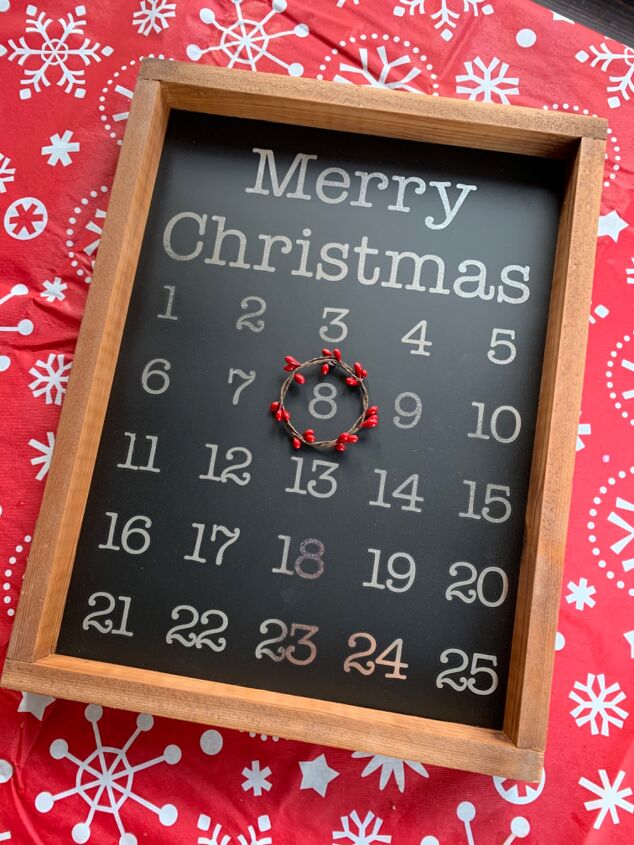 s 10 fun advent calendars the whole family can enjoy, Farmhouse Style Christmas Calendar