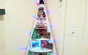 Cómo hacer un estante de esquina para el árbol de Navidad
