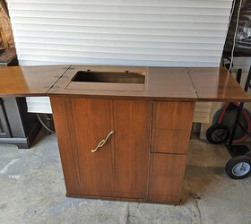 Don't give away mom's sewing cabinet yet, because you will want this!