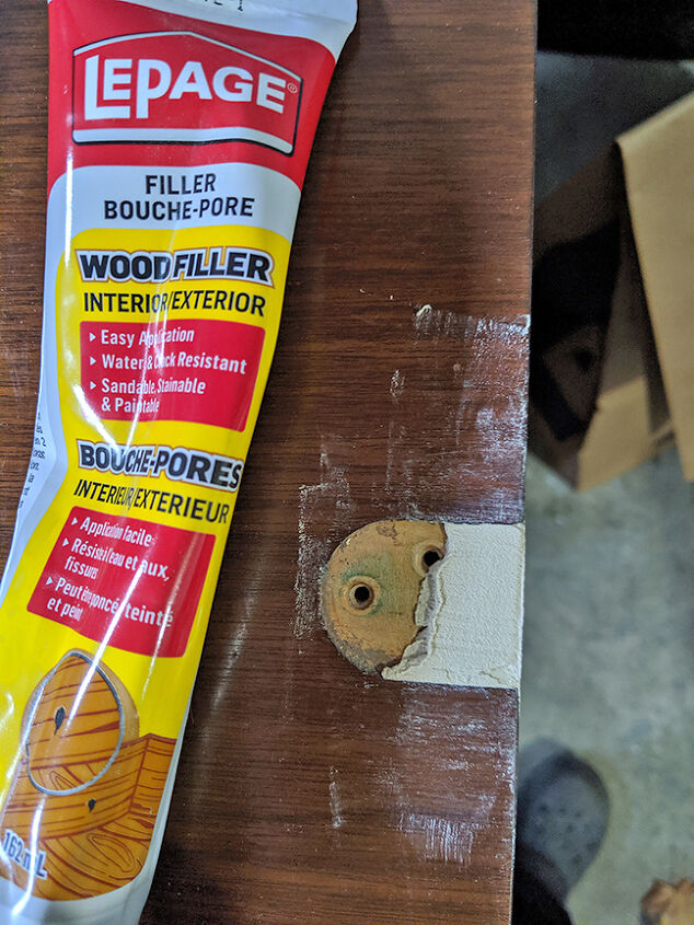 old sewing cabinet gets re purposed, Filled the gaps on the outer edges