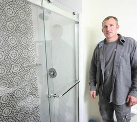 how to install a glass shower door start to finish