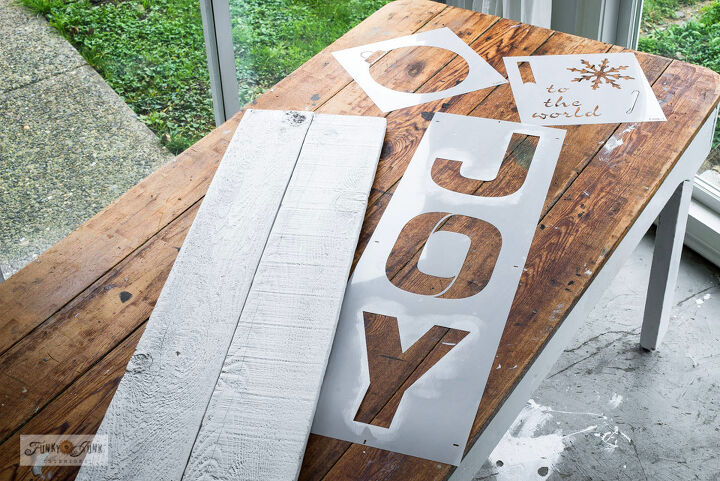 how to make a vertical joy porch sign with an unexpected 3d effect