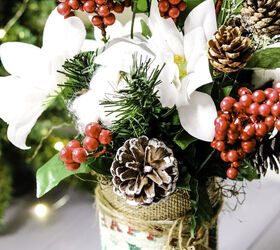 s 17 ways people are repurposing items to make christmas decor, Rustic Farmhouse Tin Can Christmas Craft