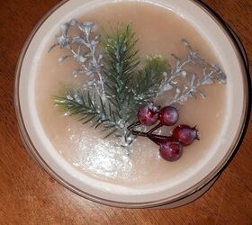 scented wax winter bowl
