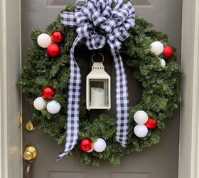 how to dress up a store bought wreath