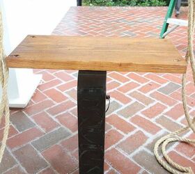 how to build and hang single seat porch swings