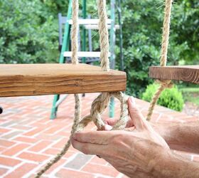 how to build and hang single seat porch swings
